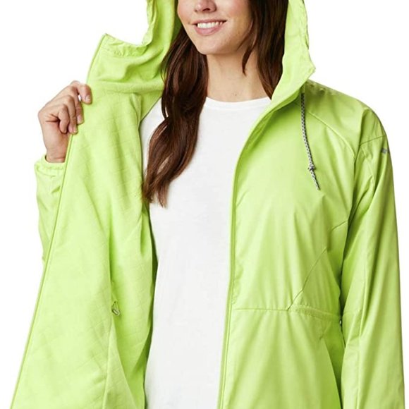 🆕Columbia Women’s Side Hill Fleece Lined Windbreaker, XL - Voltage, Authentic - Picture 5 of 5